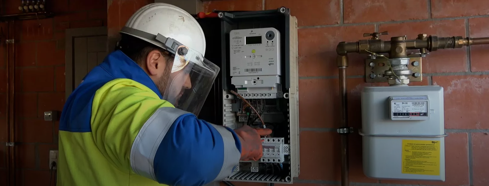 Installatie van digitale meter van Fluvius