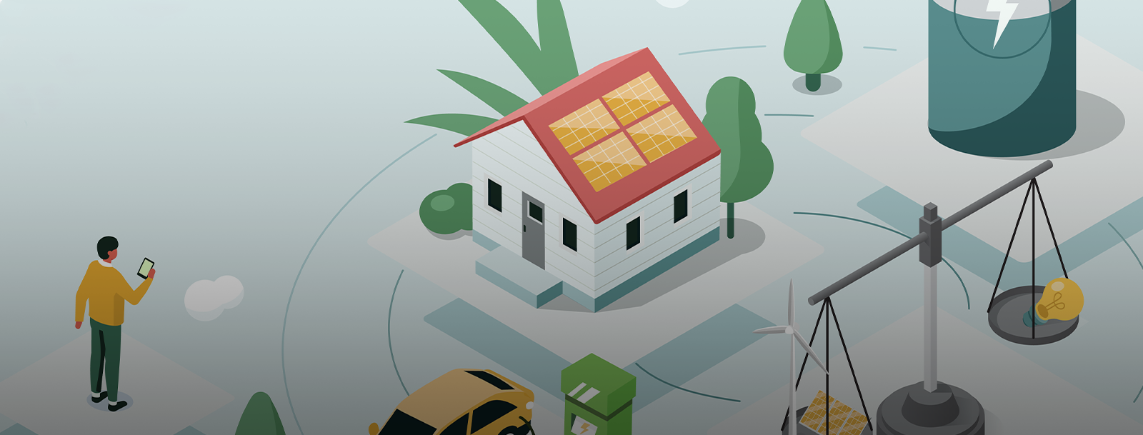 Cartoon van uitlegvideo FlexiO