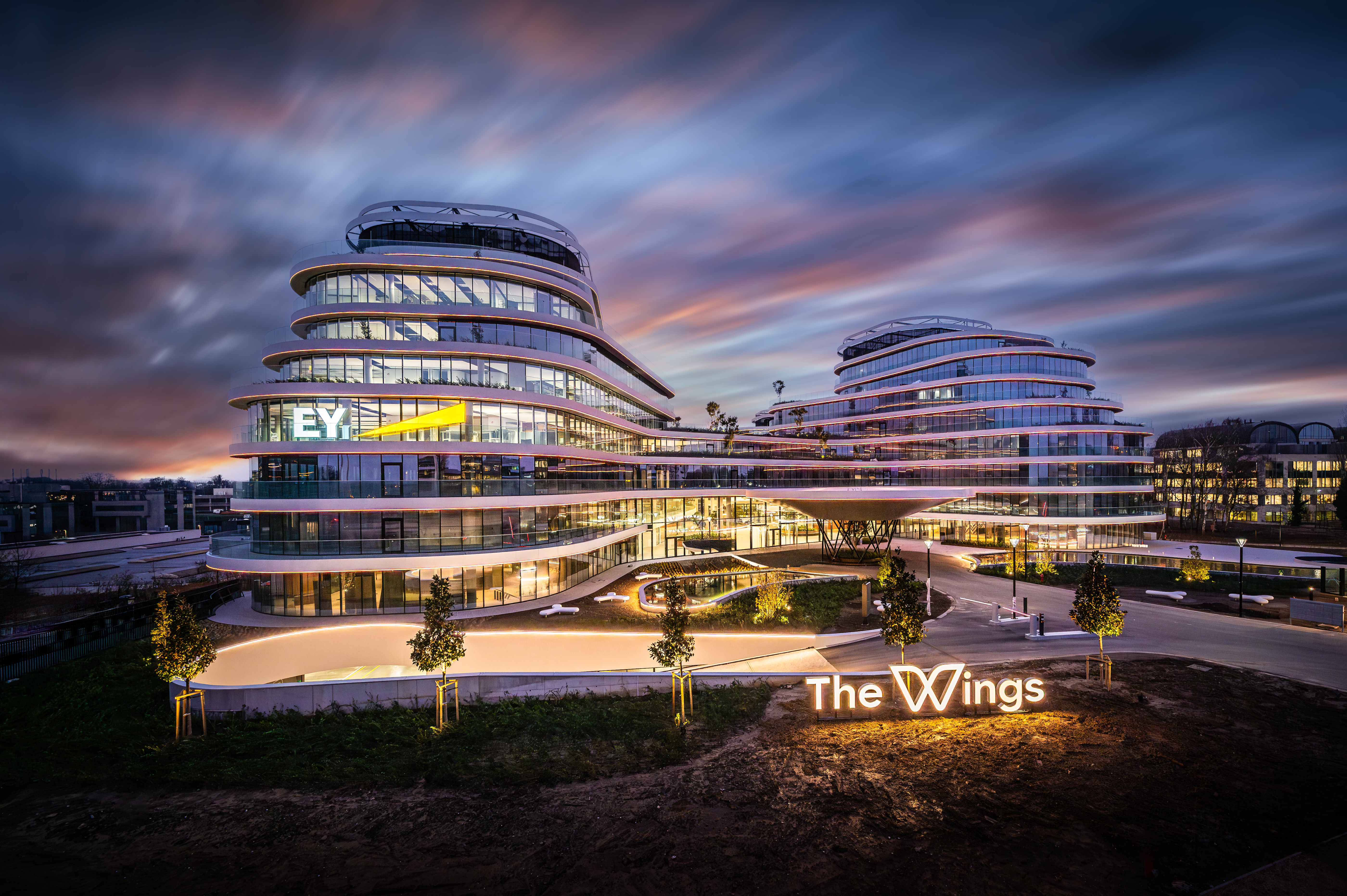 Kantorencomplex The Wings geniet nog meer van de zon!